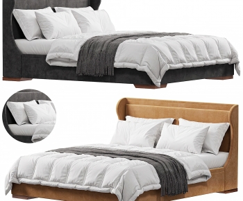 Modern Double Bed-ID:589123965