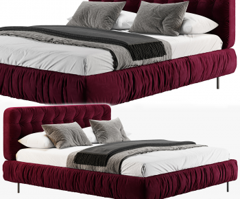 Modern Double Bed-ID:316961058