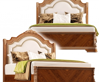 American Style Double Bed-ID:709515096