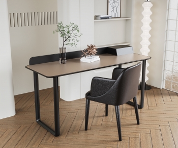 Modern Computer Desk And Chair-ID:265526063