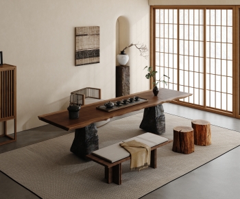 Wabi-sabi Style Tea House-ID:717900994