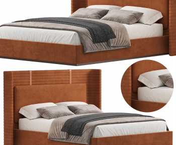 Modern Double Bed-ID:283123021