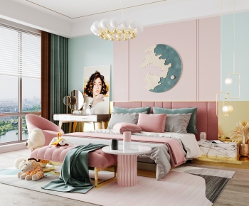 Modern Girl's Room Daughter's Room-ID:876249075