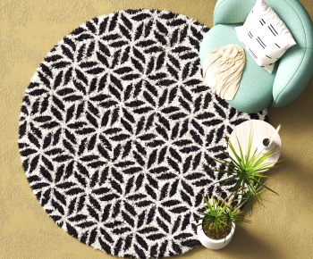 Modern Circular Carpet-ID:873225932