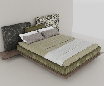 Modern Double Bed-ID:443820004