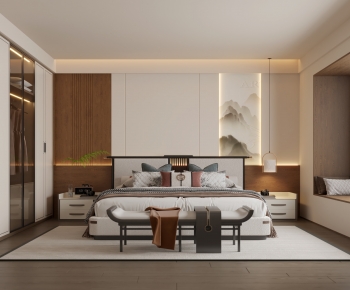 New Chinese Style Bedroom-ID:584557061