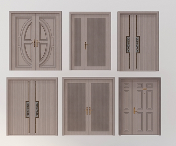 New Chinese Style Double Door-ID:316381932