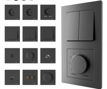 Modern Switch Socket Panel-ID:825771091