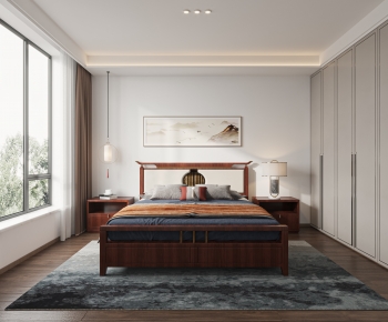 New Chinese Style Bedroom-ID:880985986