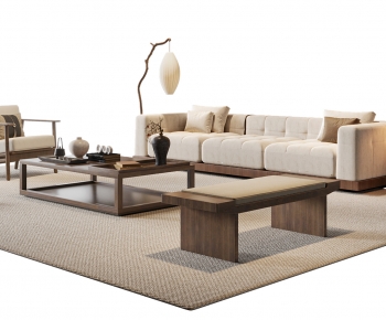 New Chinese Style Sofa Combination-ID:294415953