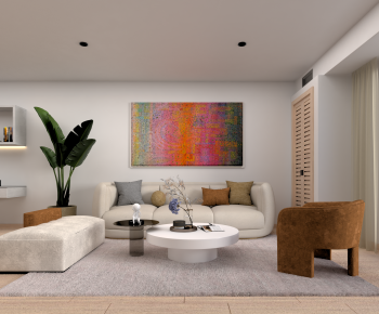 Modern A Living Room-ID:551321981