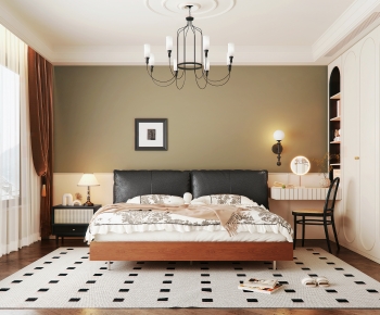 French Style Bedroom-ID:256541017