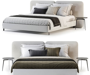 Modern Double Bed-ID:626213072