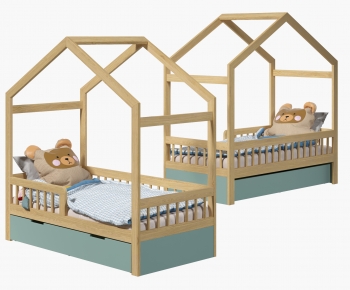 Modern Child's Bed-ID:796359064