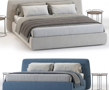 Modern Double Bed-ID:788091909