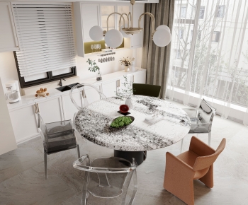 Modern Dining Table And Chairs-ID:904911042