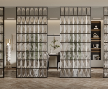 Modern Glass Screen Partition-ID:390314106