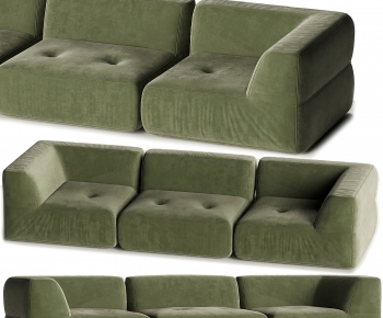 Modern Three-seat Sofa-ID:665215974