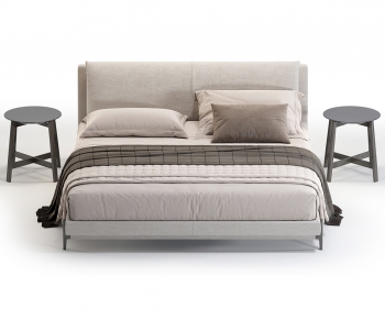 Modern Double Bed-ID:592190038