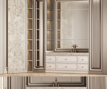 European Style Bathroom Cabinet-ID:143311023