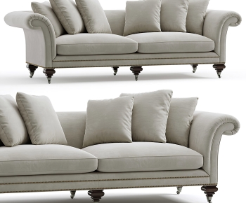 Simple European Style A Sofa For Two-ID:992335083