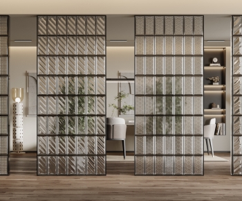 Modern Glass Screen Partition-ID:820578103