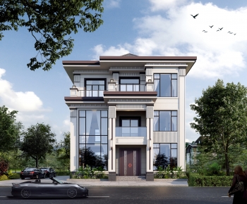 New Chinese Style Detached Villa-ID:110869486