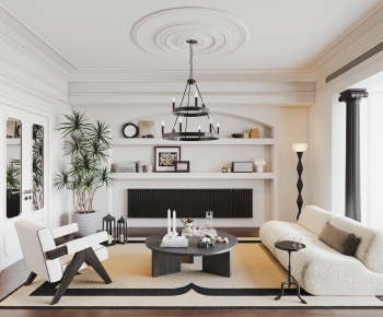 French Style A Living Room-ID:469710111