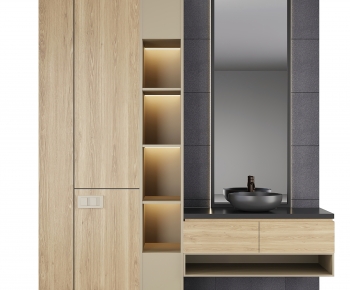 Modern Bathroom Cabinet-ID:886965046