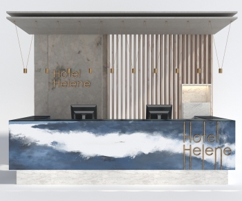 Modern Reception Desk-ID:454485897