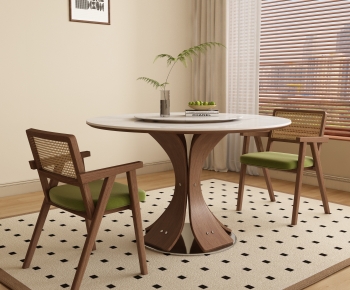 French Style Dining Table And Chairs-ID:576503046