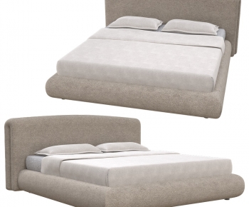 Modern Double Bed-ID:724369052