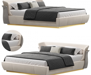 Modern Double Bed-ID:216434963