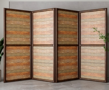 New Chinese Style Wooden Screen Partition-ID:553879022