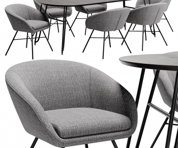 Modern Dining Table And Chairs-ID:244482995