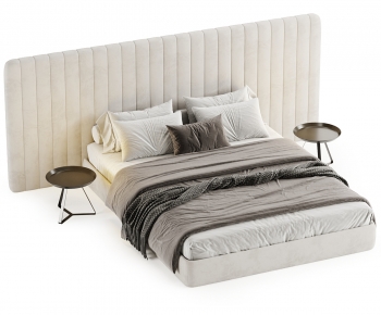 Modern Double Bed-ID:602813963