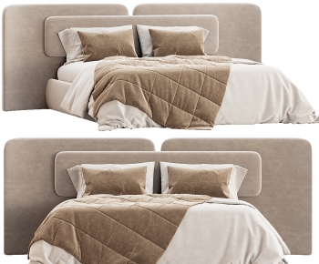 Modern Double Bed-ID:668596038