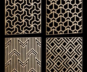 Modern Metal Screen Partition-ID:418159015