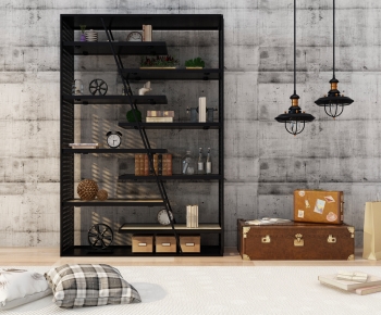 Industrial Style Shelving-ID:882461137