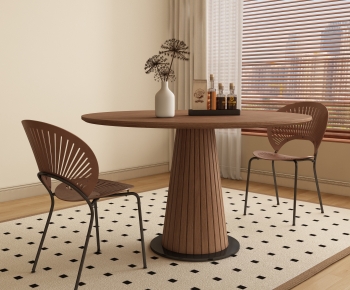 French Style Dining Table And Chairs-ID:170387034