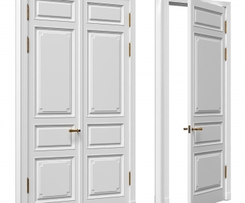 Simple European Style Double Door-ID:162699279