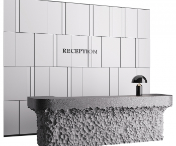 Modern Reception Desk-ID:695650632