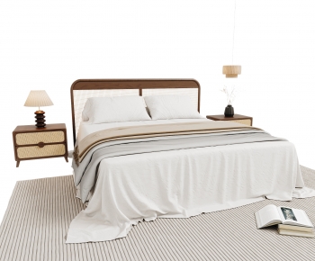 Modern Double Bed-ID:995959044