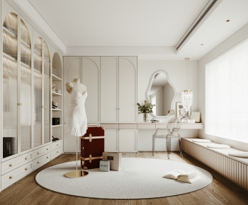 French Style Clothes Storage Area-ID:386440873