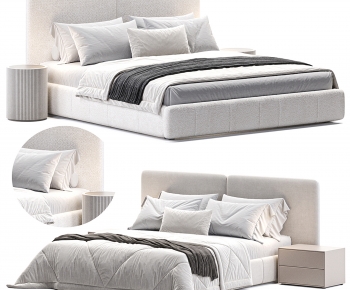 Modern Double Bed-ID:261365896