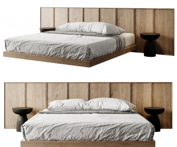 Modern Double Bed-ID:356587892