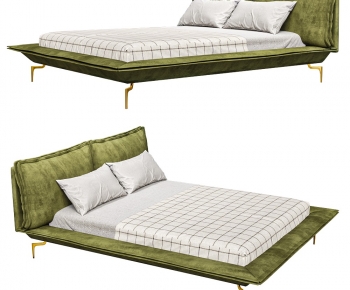 Modern Double Bed-ID:902719975