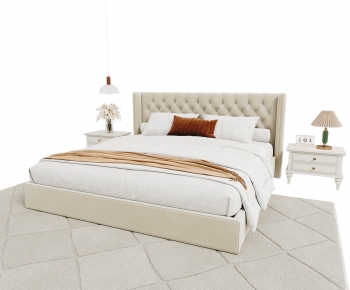 French Style Double Bed-ID:519149073