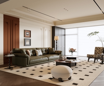 French Style A Living Room-ID:985806942