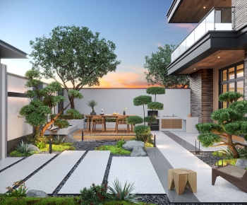 Modern Courtyard/landscape-ID:649778857